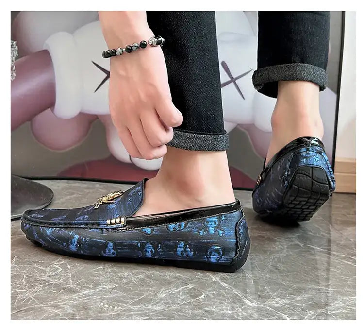 Men's High-Quality Genuine Leather Versatile Shoes Loafers