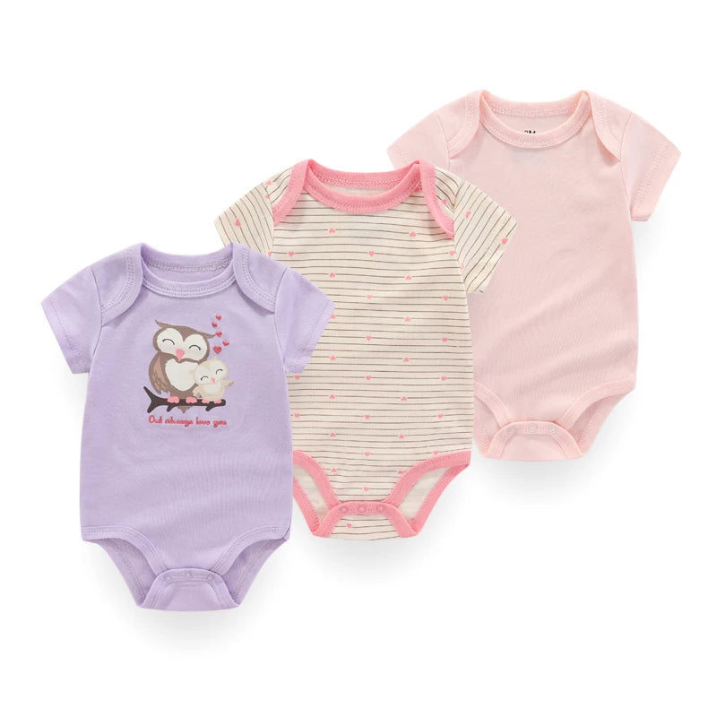 Baby Newborn Cotton Short Sleeve Bodysuit