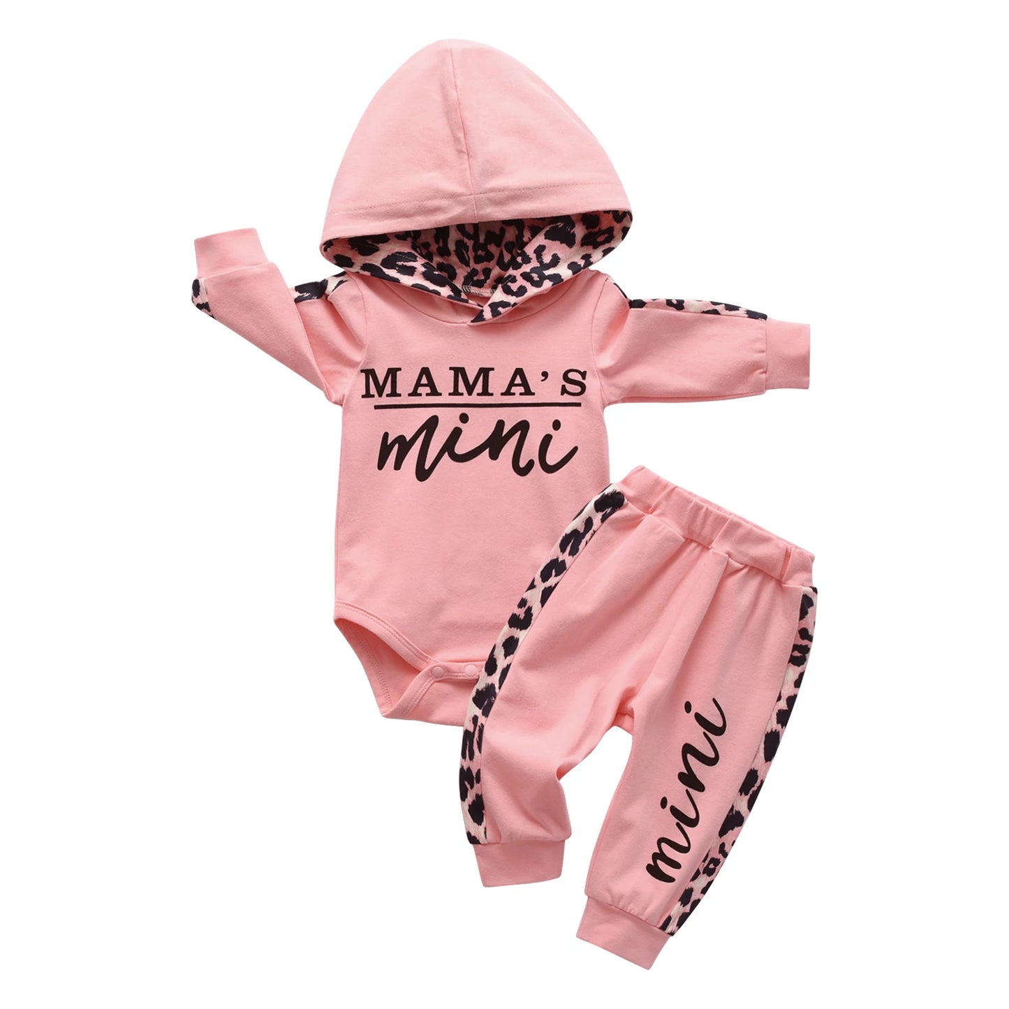 Baby Long Sleeve Hooded Pullover Pants Outfits Set