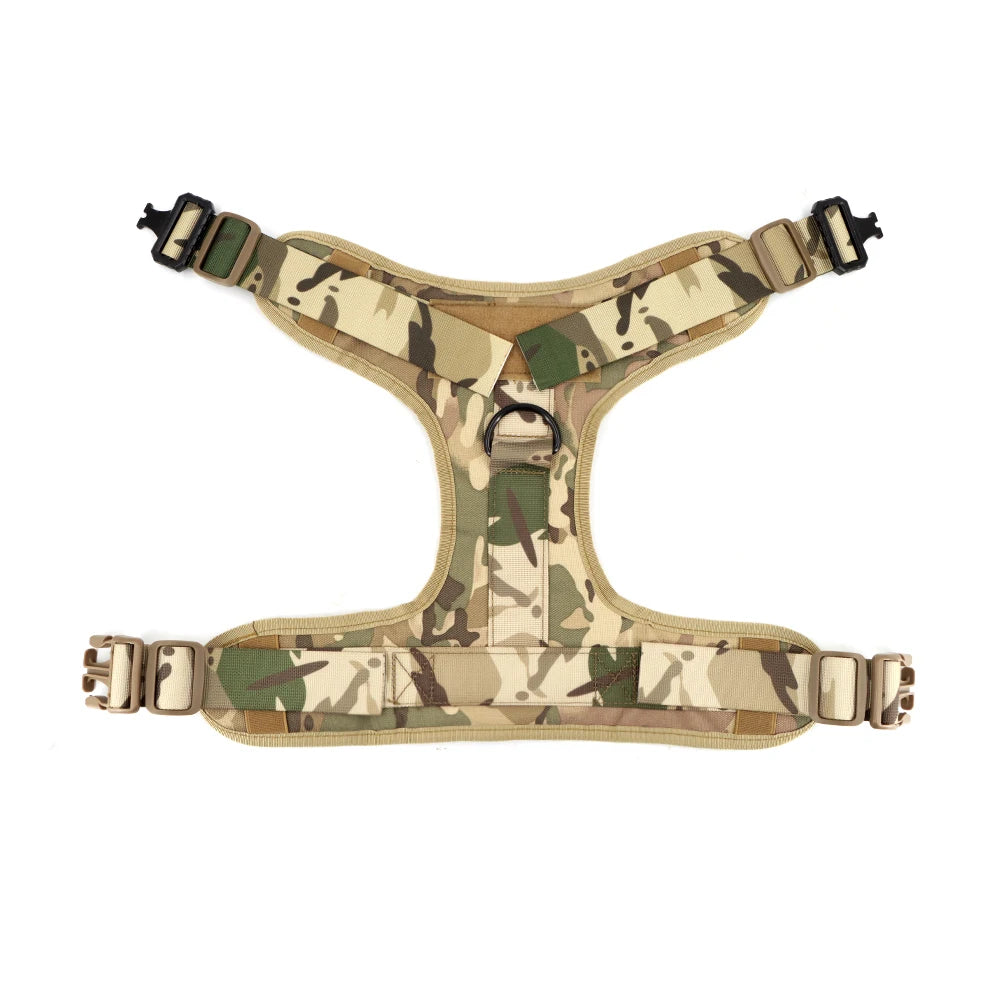 Tactical Dog Harness Leash Set For Large Dogs