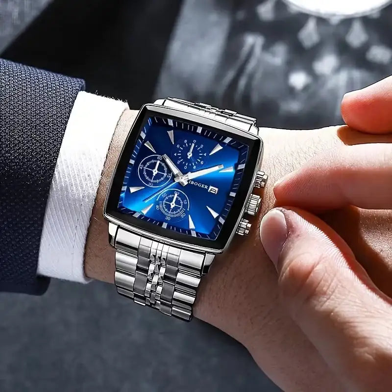 Men's Quartz Stainless Steel Wristwatch