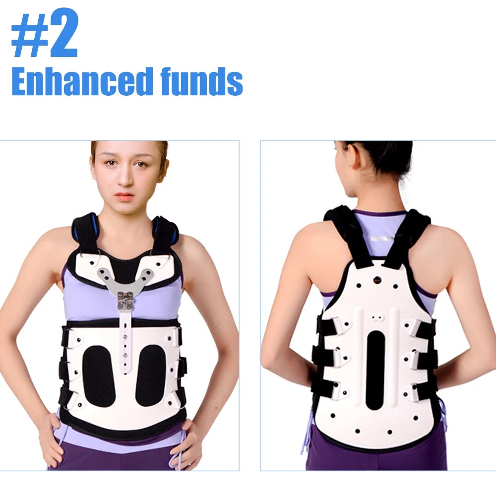 Thoracolumbar Fixed Spinal Adjustable Back Brace