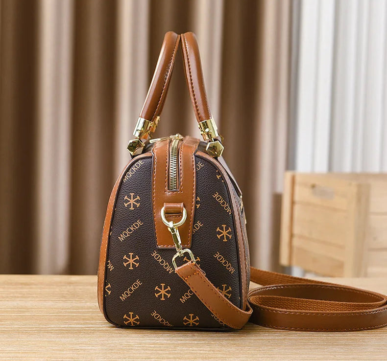 Women's Soft Leather Versatile Shoulder Handbag