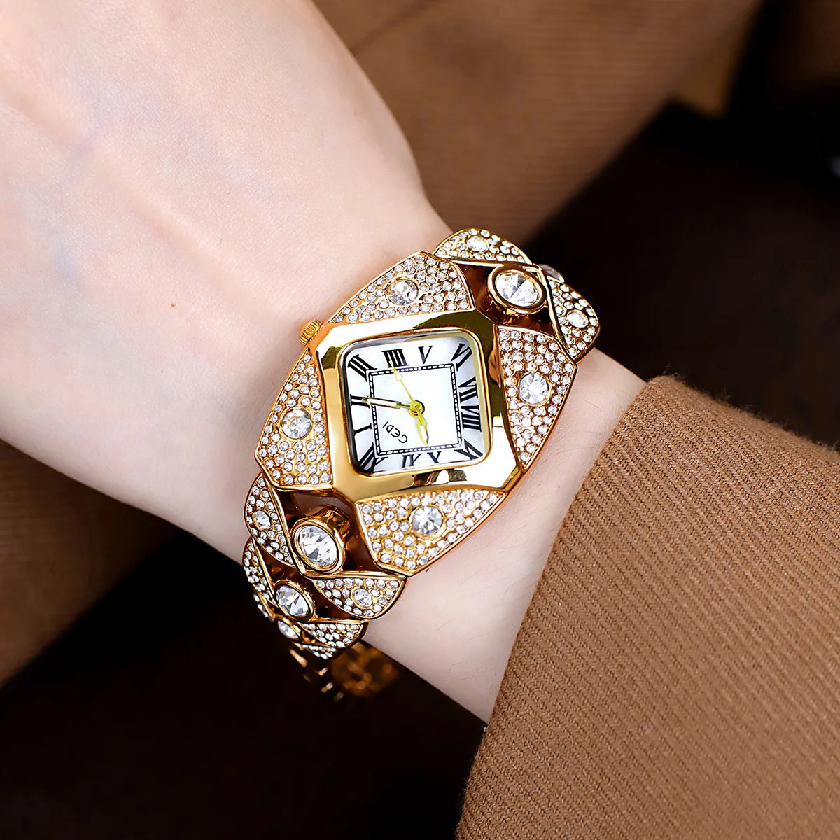 Women's Light Diamond Waterproof Watch