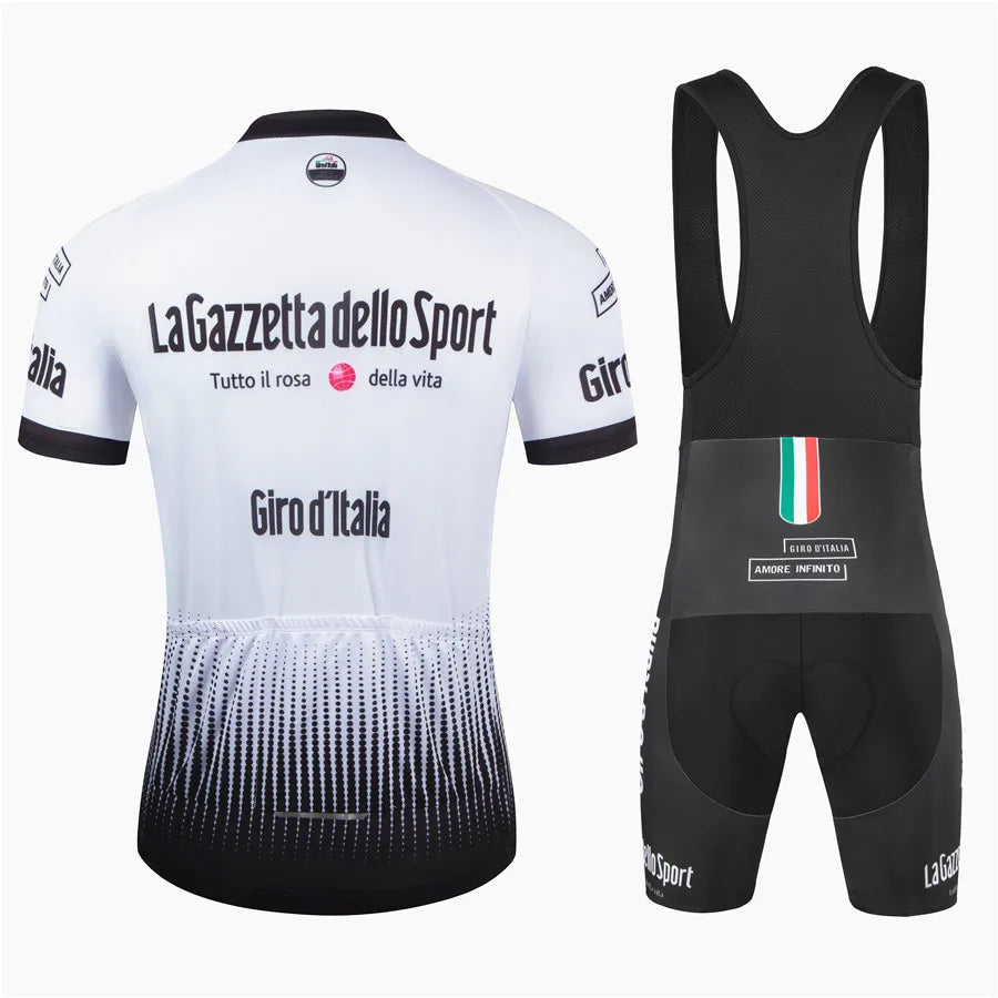 Men's 2Pcs Jersey Short Sleeve Cycling Wear Set