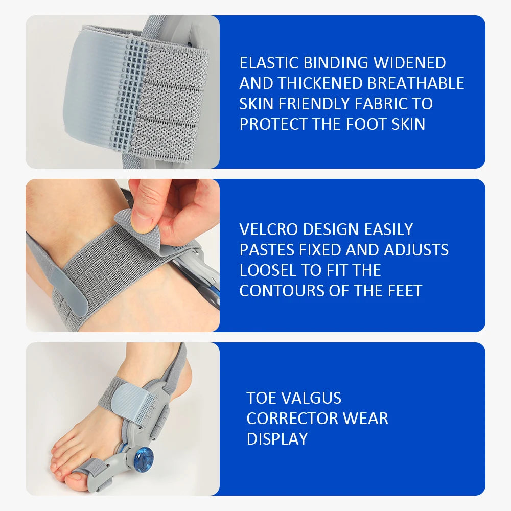 Toe Adjuster Orthotics Bone Thumb Adjustable Tool Care