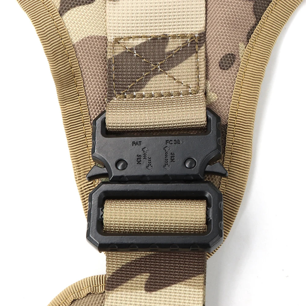 Tactical Dog Harness Leash Set For Large Dogs