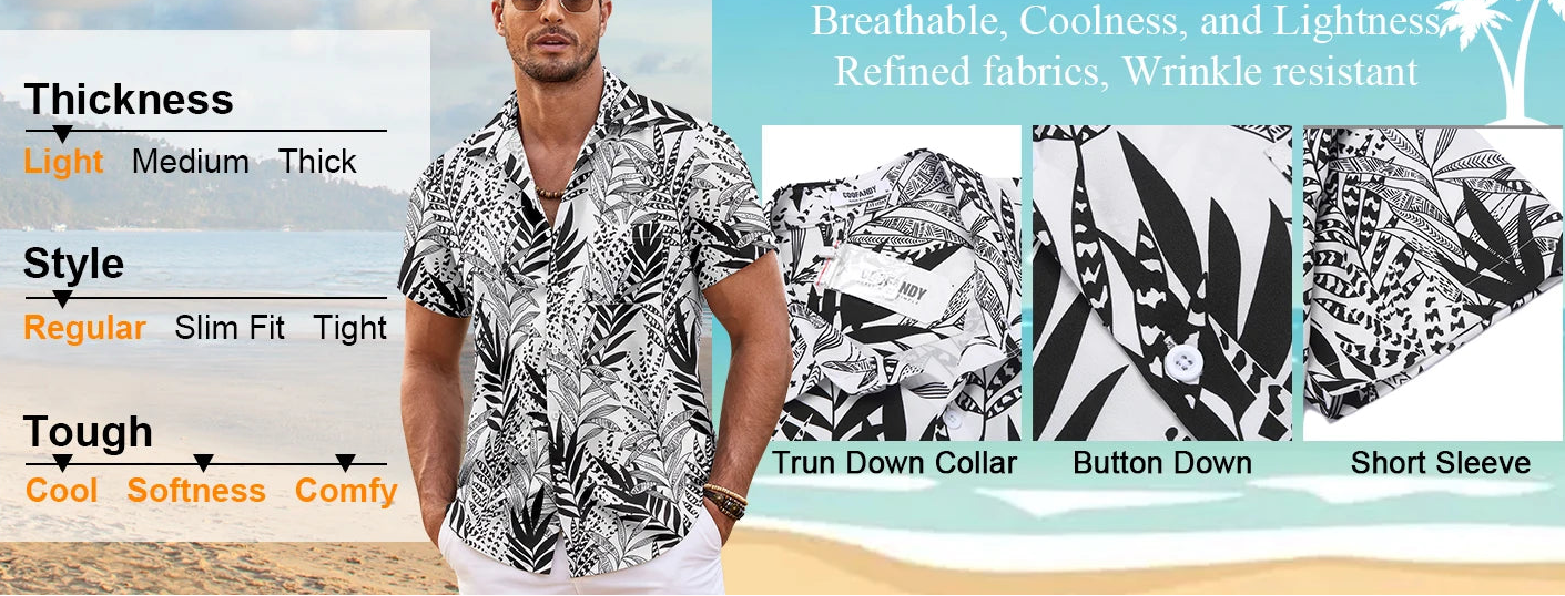 Men's Versatile Comfortable Breathable Button Shirt
