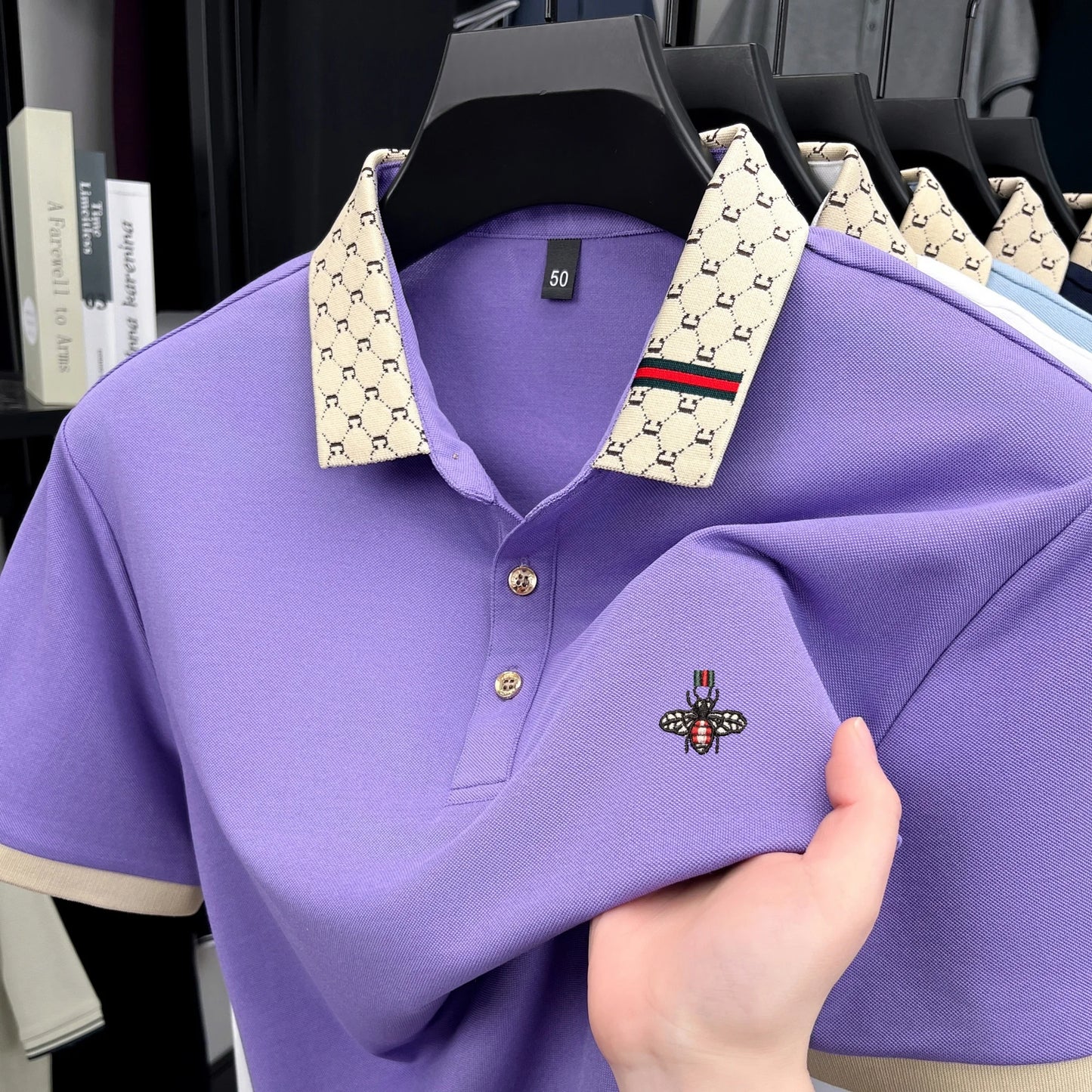 Men's Short Sleeve Fashion Trend Polo Shirt