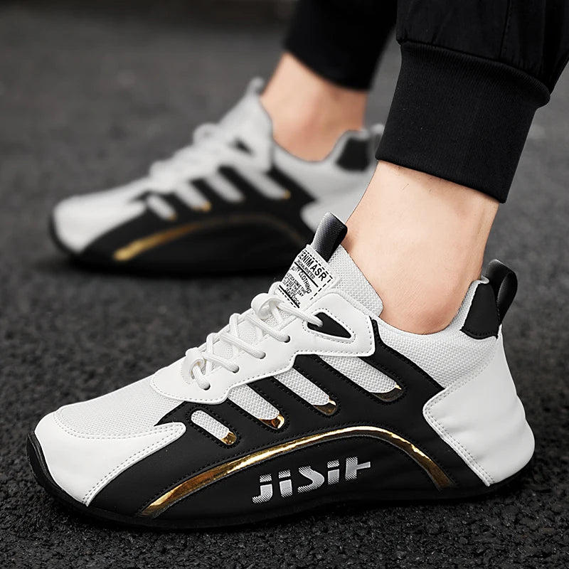 Men's Breathable Comfortable Low Top Strap Shoes