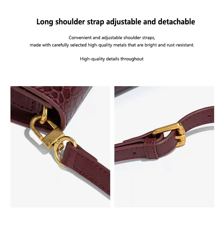 Women's PU Leather Top Handle Long Purse