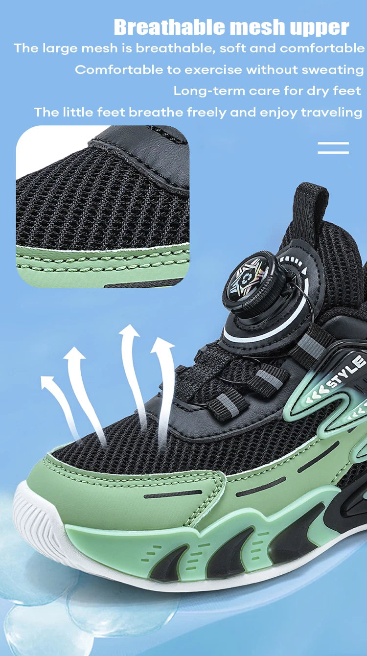 Kids' Breathable Lightweight Mesh Sneakers