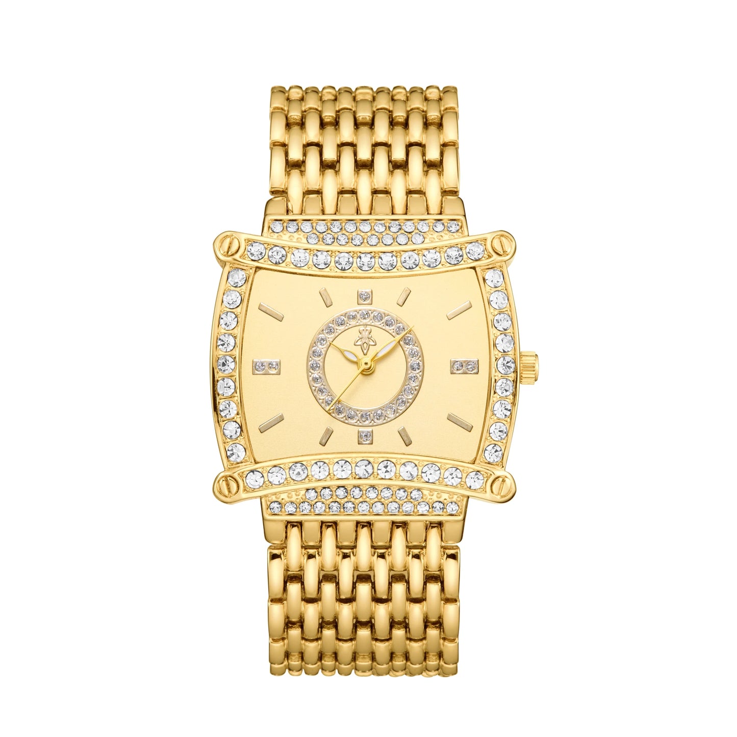 Women's Luxury Diamond-Set Dial Water Resistant Quartz Bracelet Watch