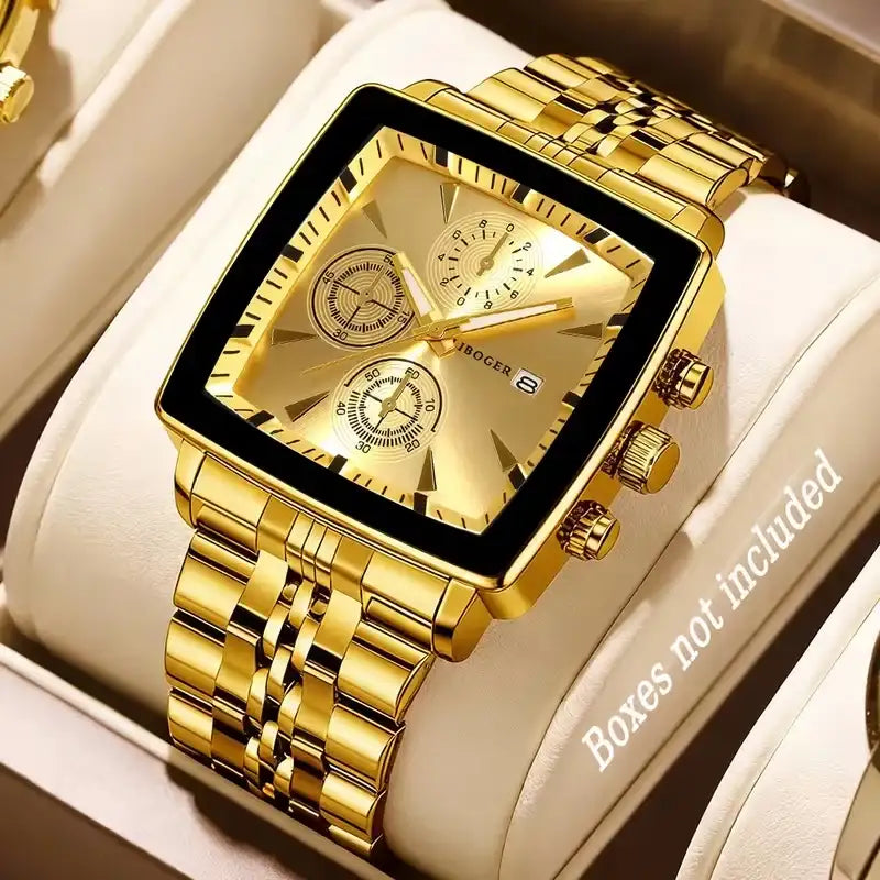 Men's Quartz Stainless Steel Wristwatch