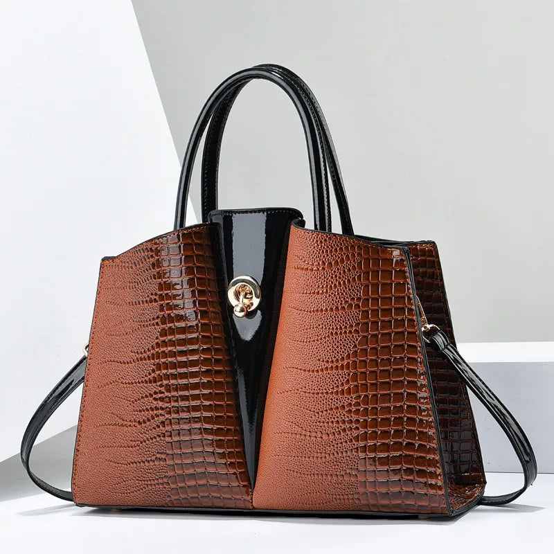 Women's High Quality Leather Shoulder Handbag