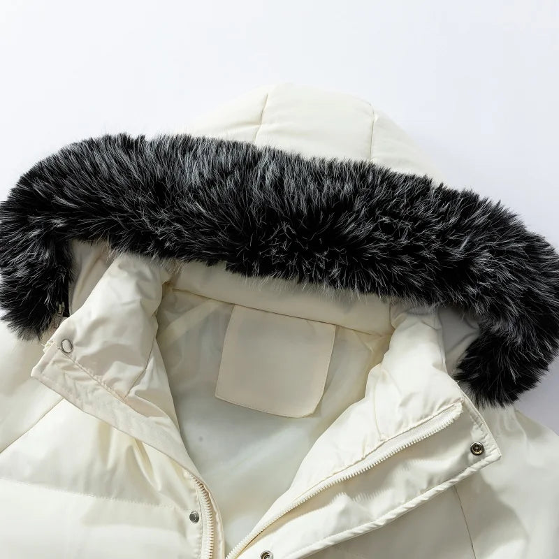 Men's Windproof Thick Hooded Jacket Parka