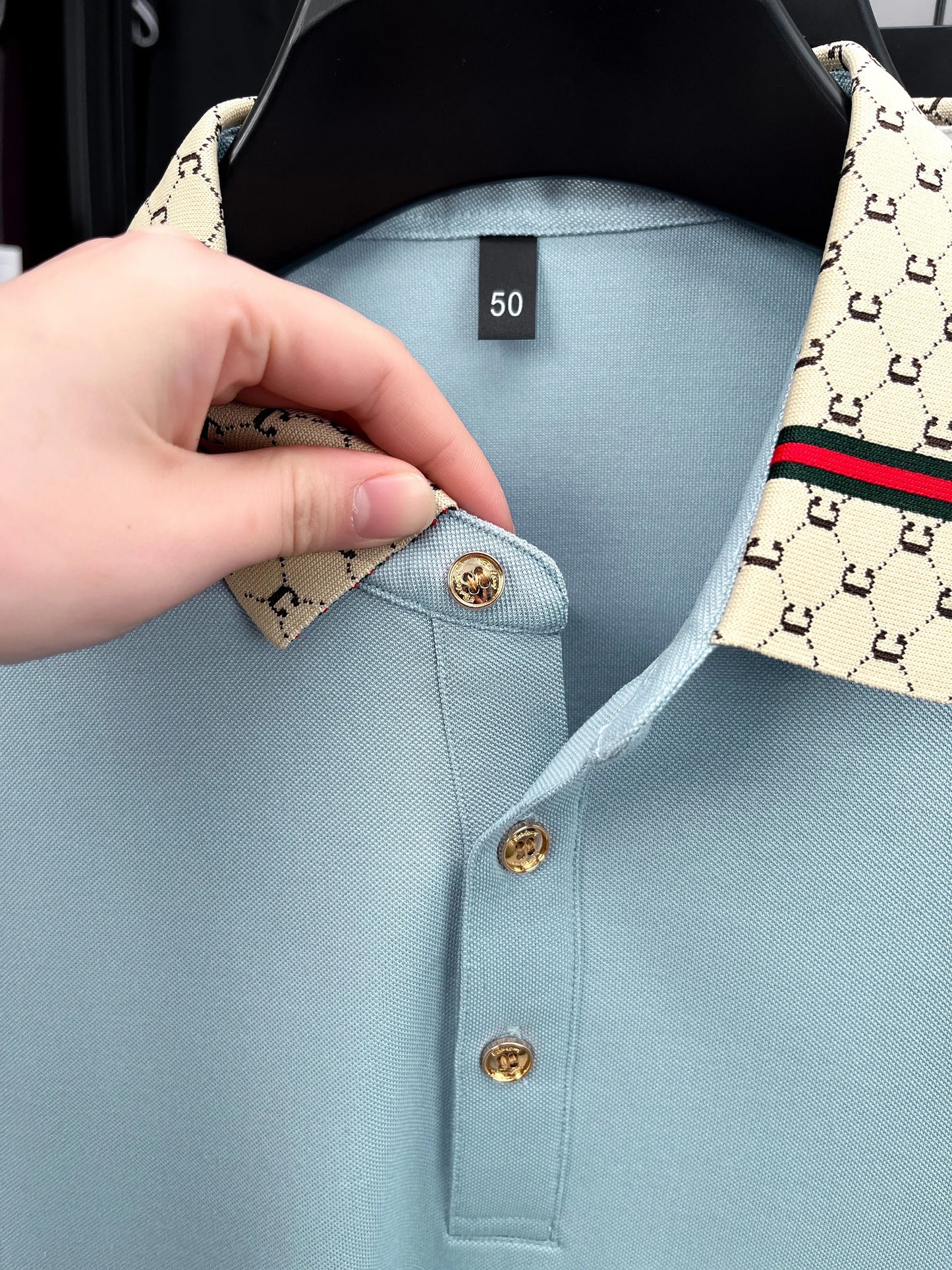 Men's Short Sleeve Fashion Trend Polo Shirt