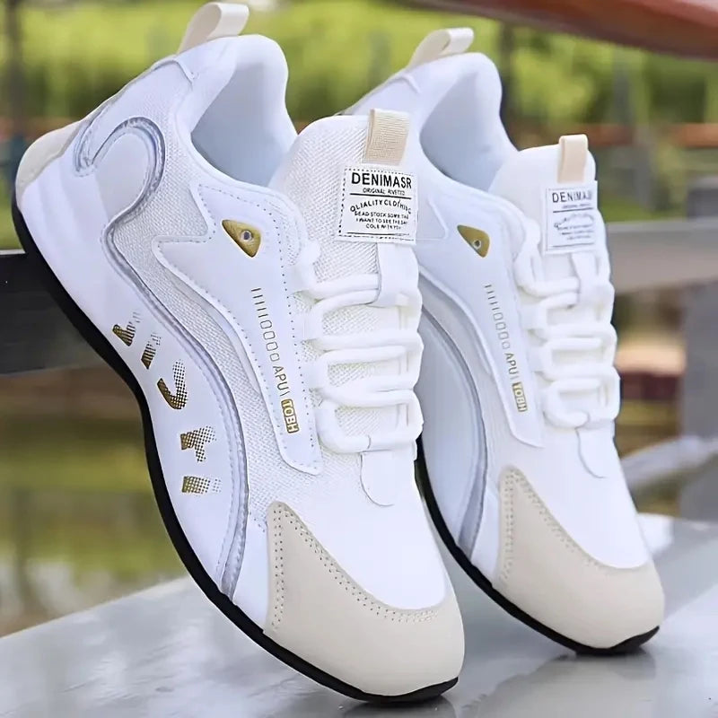 Men's Lightweight Breathable Lace Up Comfortable Sneakers