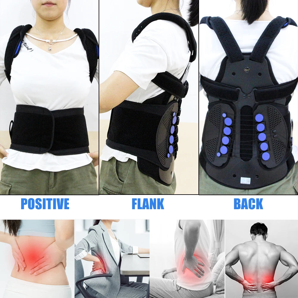 Pulley Posture Corrector Back Brace Shoulder Waist Lumbar Support