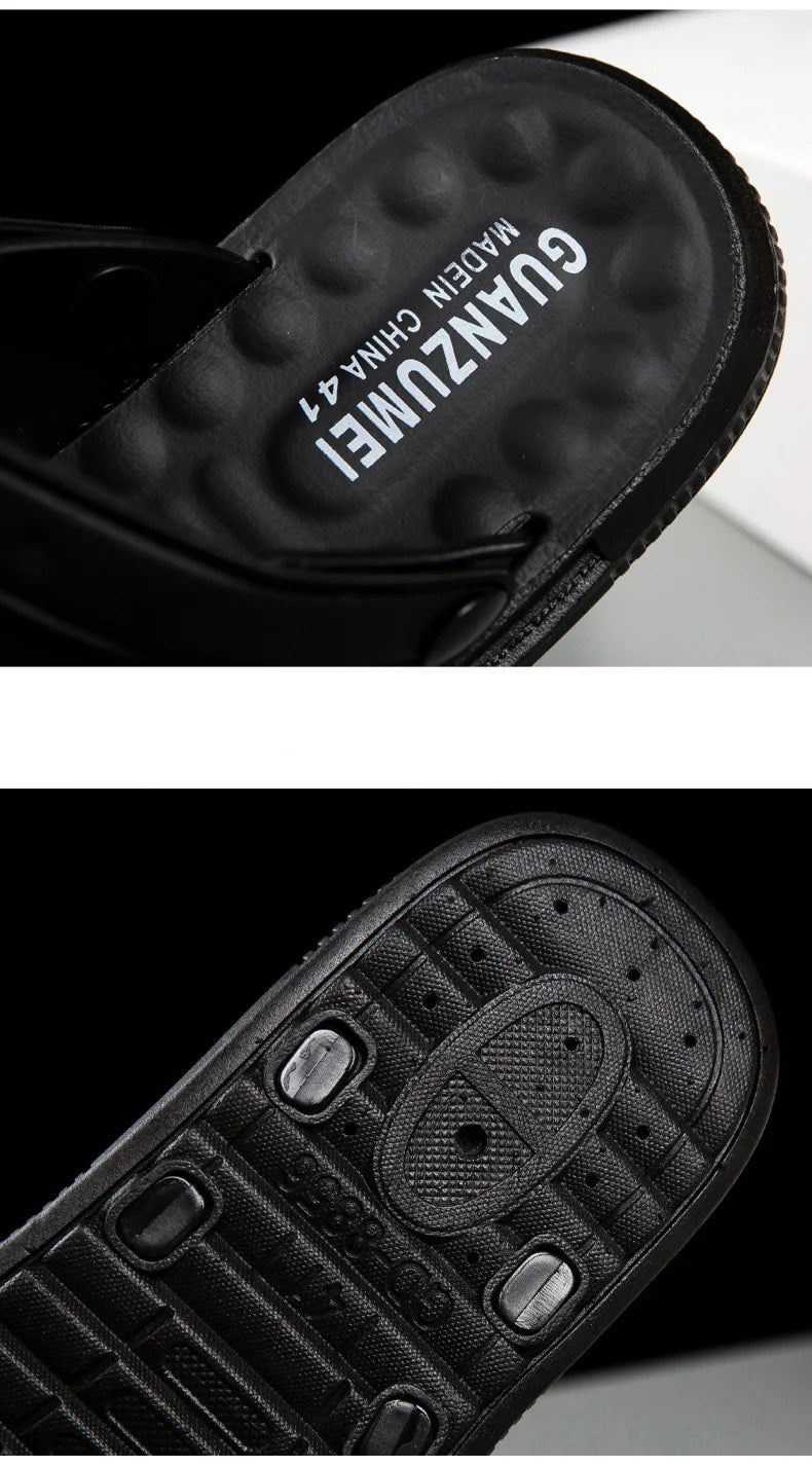 Men's Open Toe Flat Beach Sandals Slippers