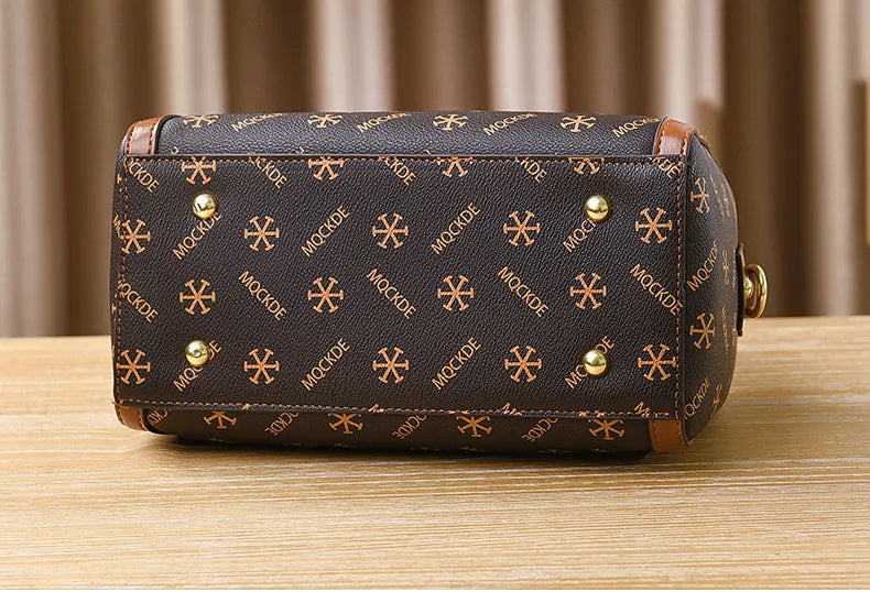 Women's Soft Leather Versatile Shoulder Handbag