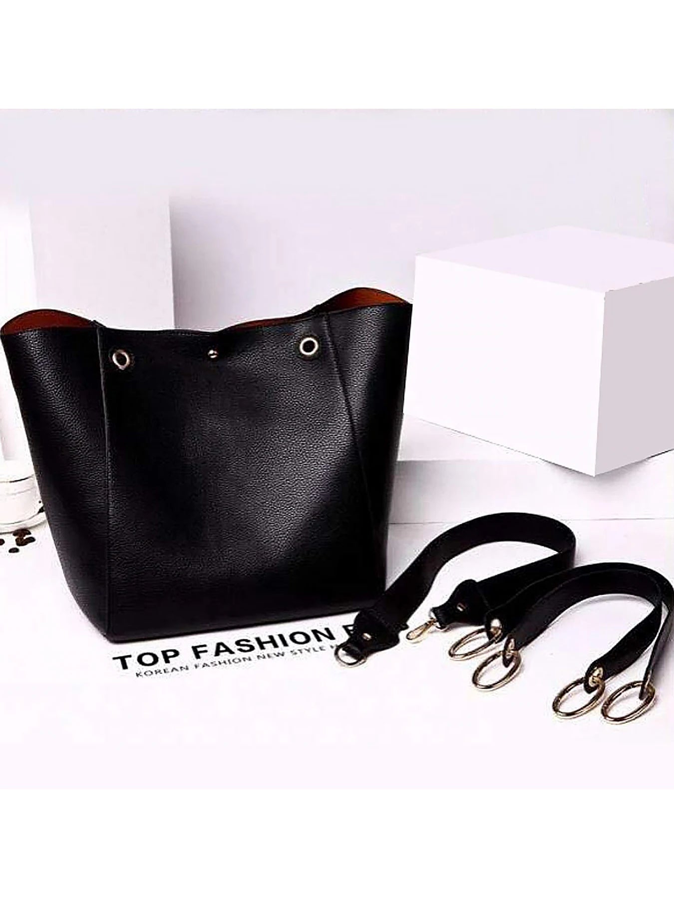 Women Large PU Leather Waterproof Hand Shoulder Bag