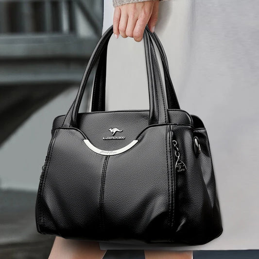Women's High-Quality Soft Leather Shoulder Handbag