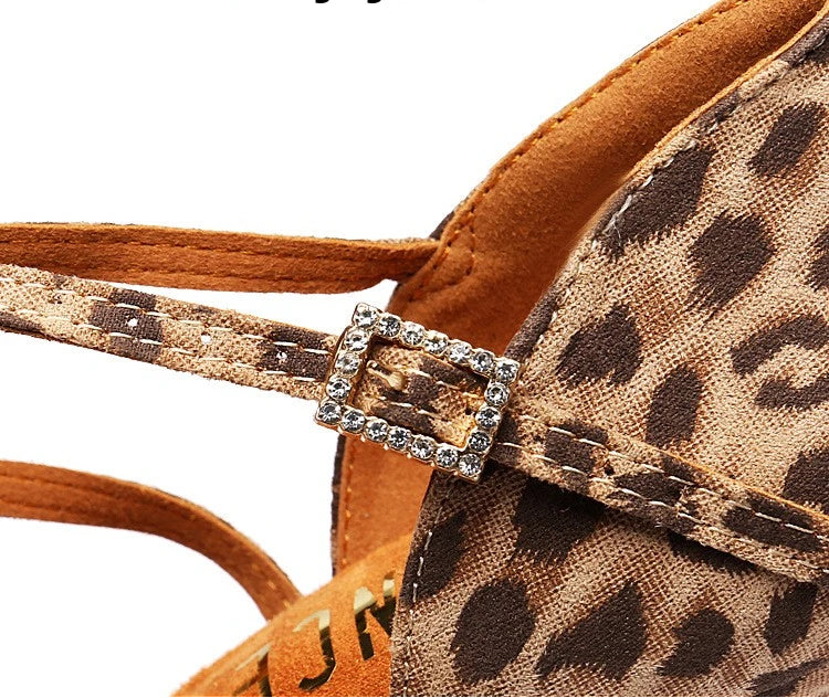 Women's Genuine Leather Flexible Sole Ballroom Shoes