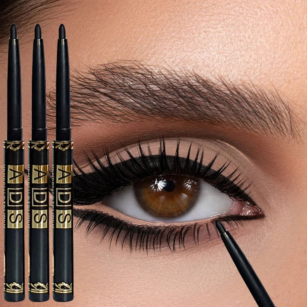 Long Lasting Waterproof Black Eyeliner Pencil