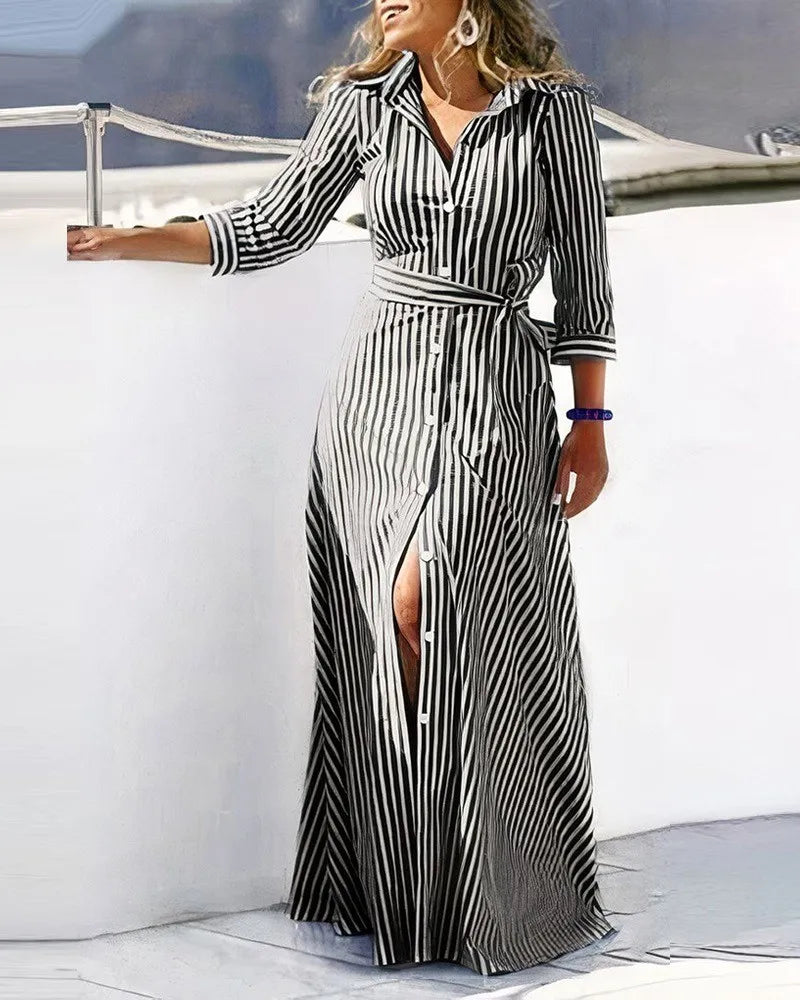 Women V-Neck Fashion Elegant Beach Dress – Allmartdeal