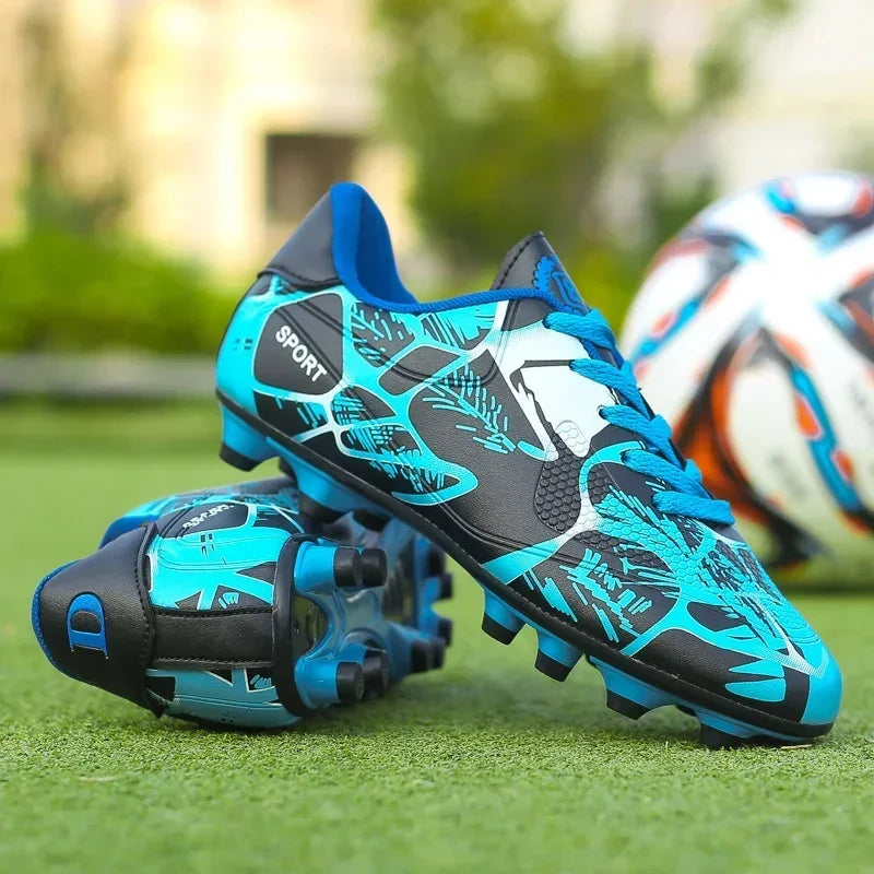 Men Kids Ultralight Non Slip Grass Soccer Cleats Boots