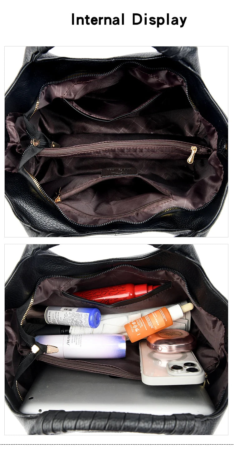 Women's High-Quality Soft Leather Shoulder Bag