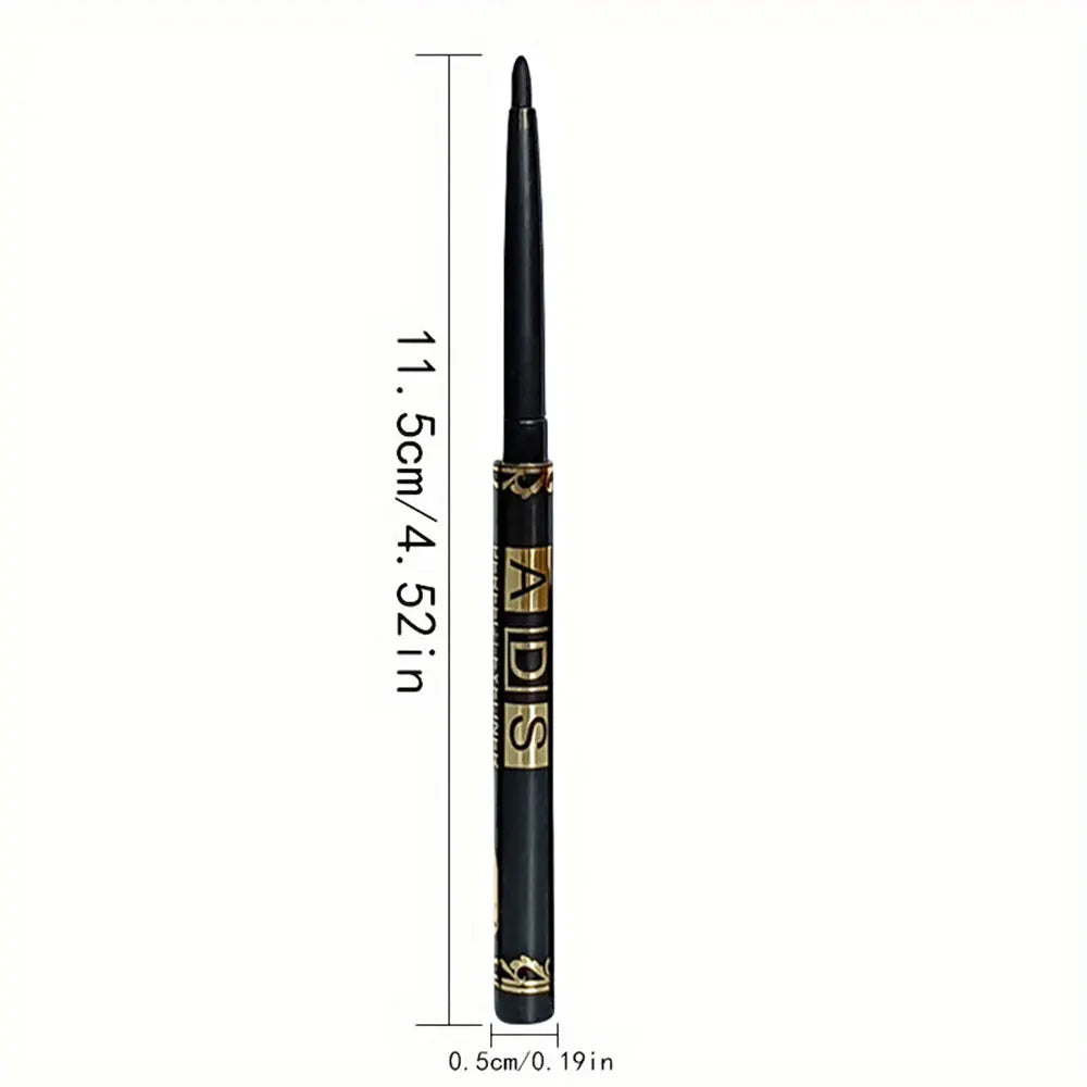 Long Lasting Waterproof Black Eyeliner Pencil