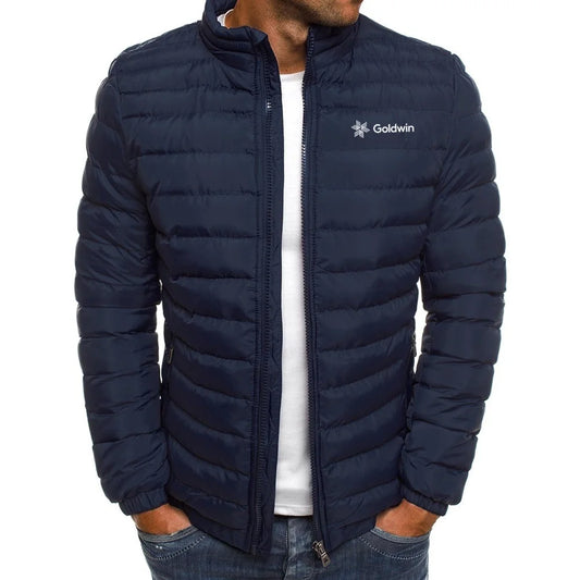 Men's Collar Parker Zipper Filled Jacket
