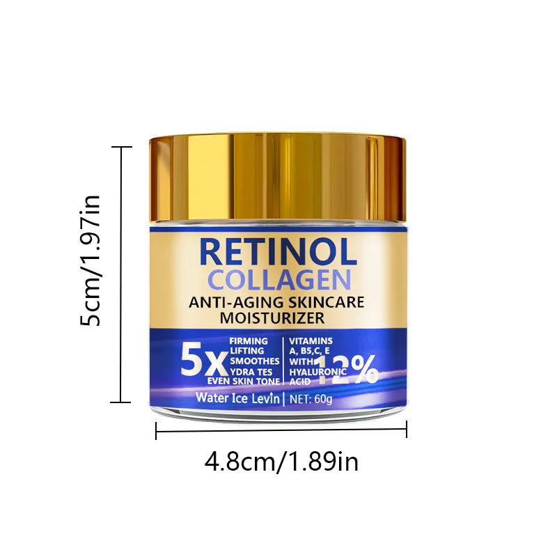 Face Retinol Anti Aging Firming Moisturizer Hyaluronic Acid Collagen Cream