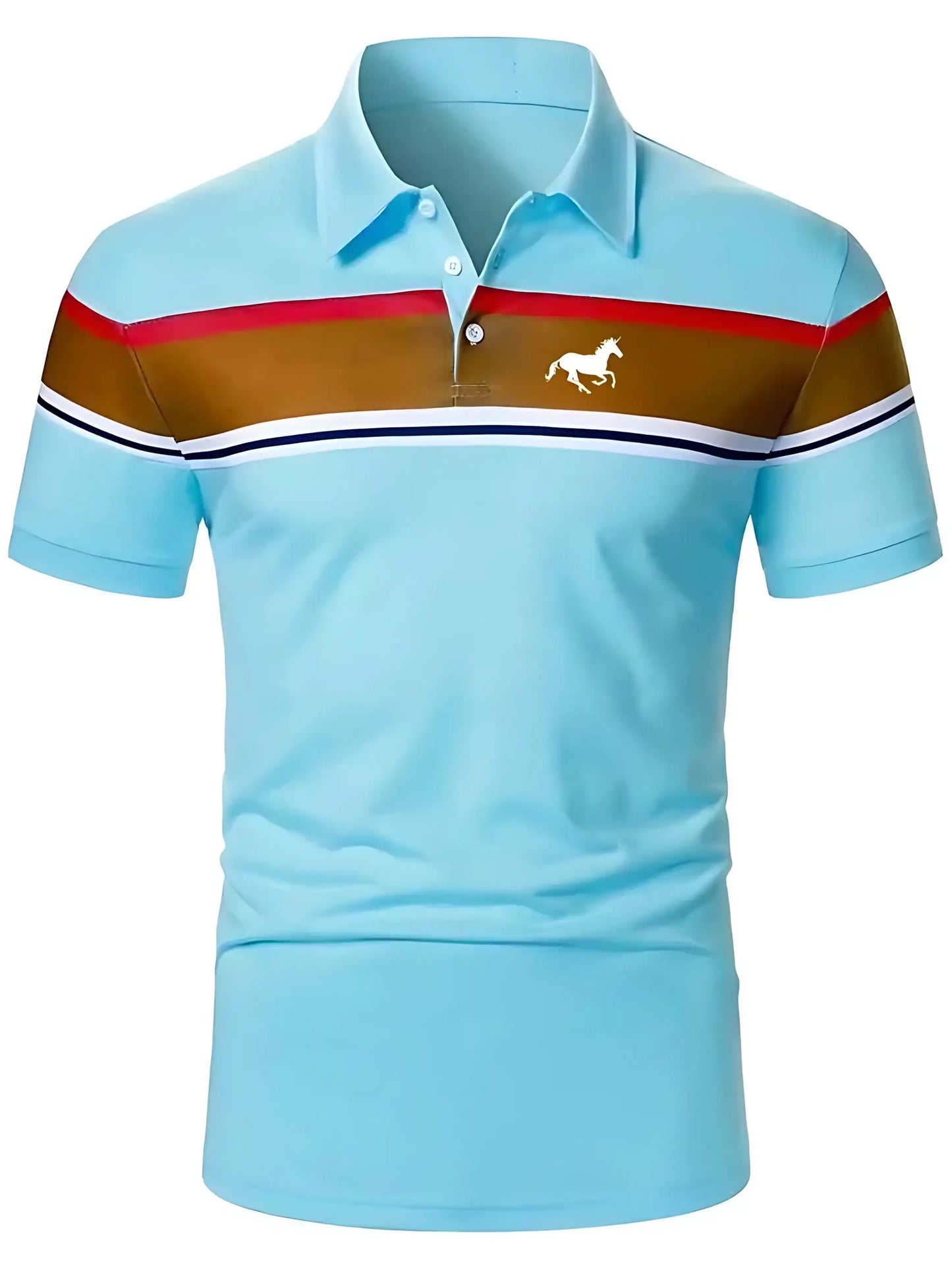 Men's Breathable Lightweight Casual Fashionable Polo Shirt