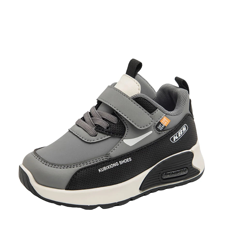 Kid's PU Leather Soft Soled Trend Sneakers
