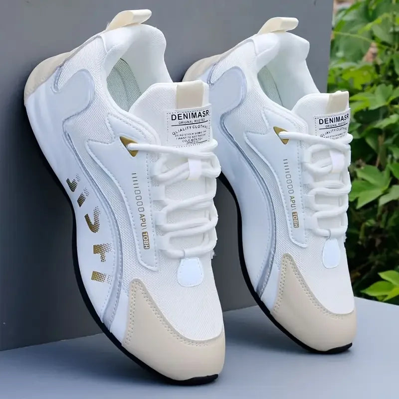 Men's Lightweight Breathable Lace Up Comfortable Sneakers