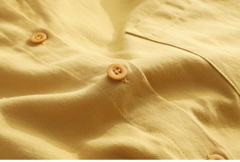 Women's Loose Breathable Midi Shirt Blouse