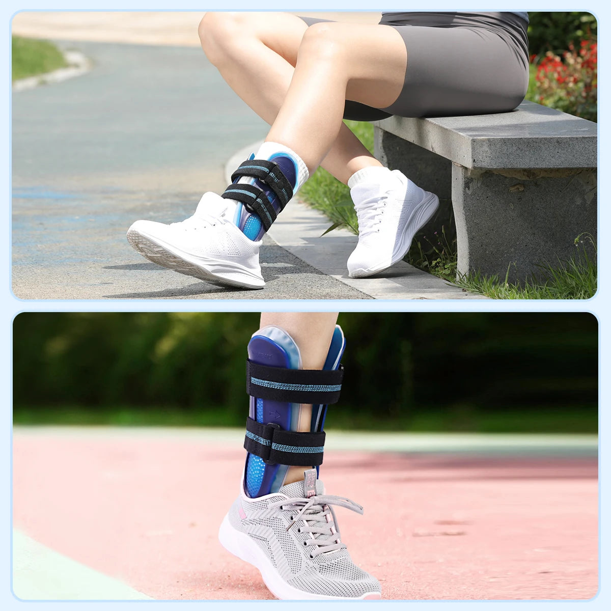 Ankle Splint Brace Foot Support Fracture Sprain Adjustable
