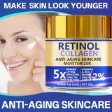 Face Retinol Anti Aging Firming Moisturizer Hyaluronic Acid Collagen Cream