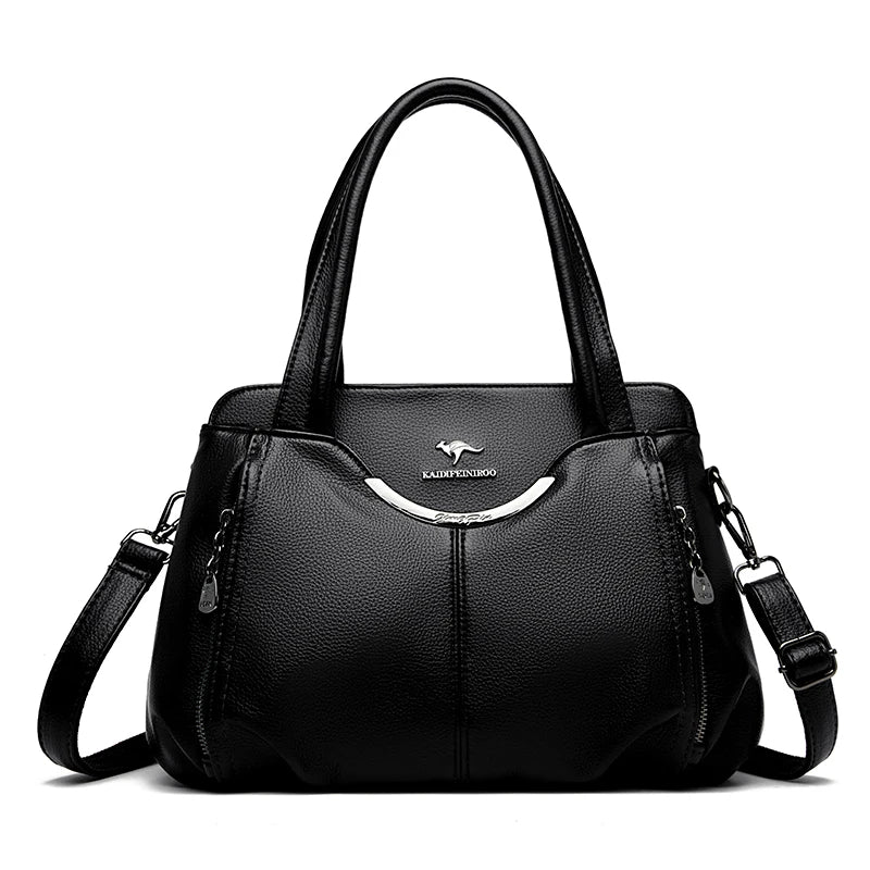 Women's High-Quality Soft Leather Shoulder Handbag