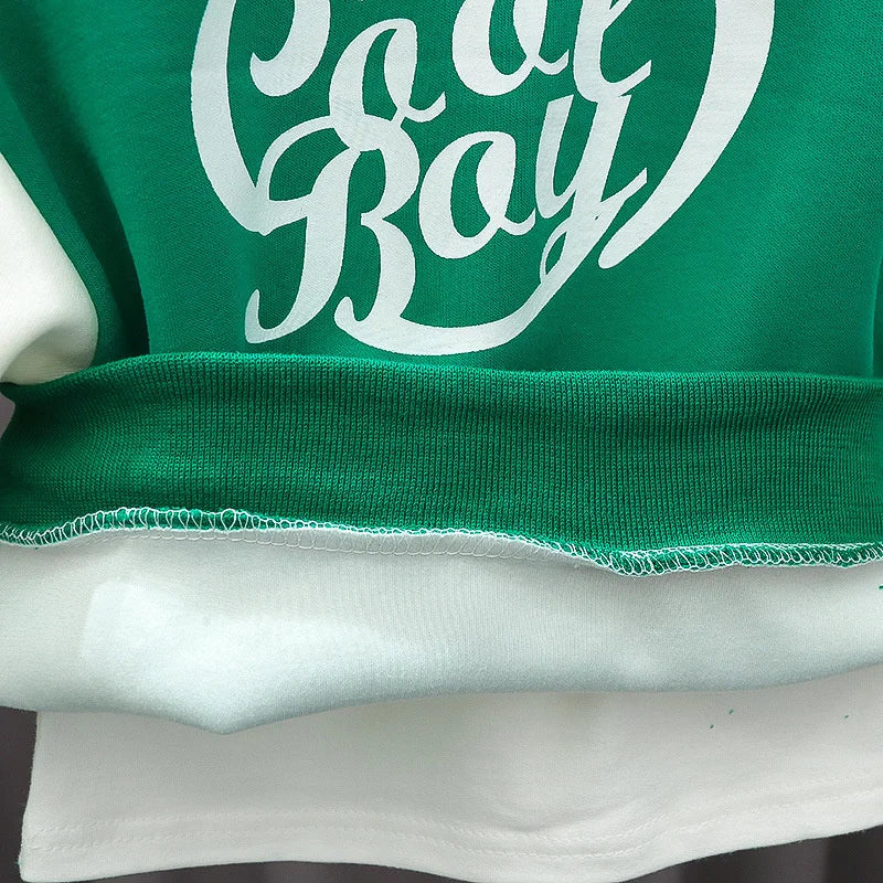 Kids Coat Pants Sports Outfit Set