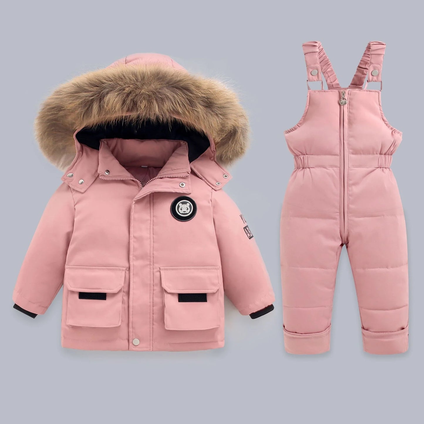 Kids' 2Pcs Baby Toddler Jacket Jumpsuit Set