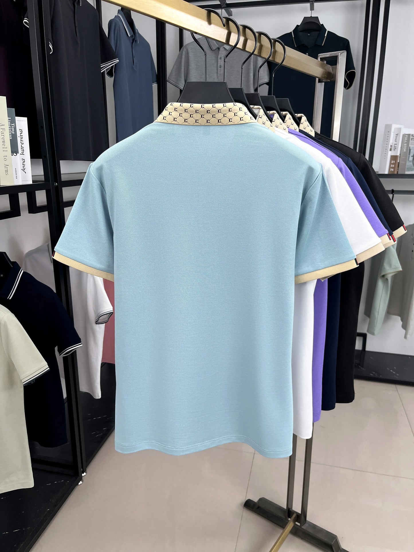 Men's Short Sleeve Fashion Trend Polo Shirt