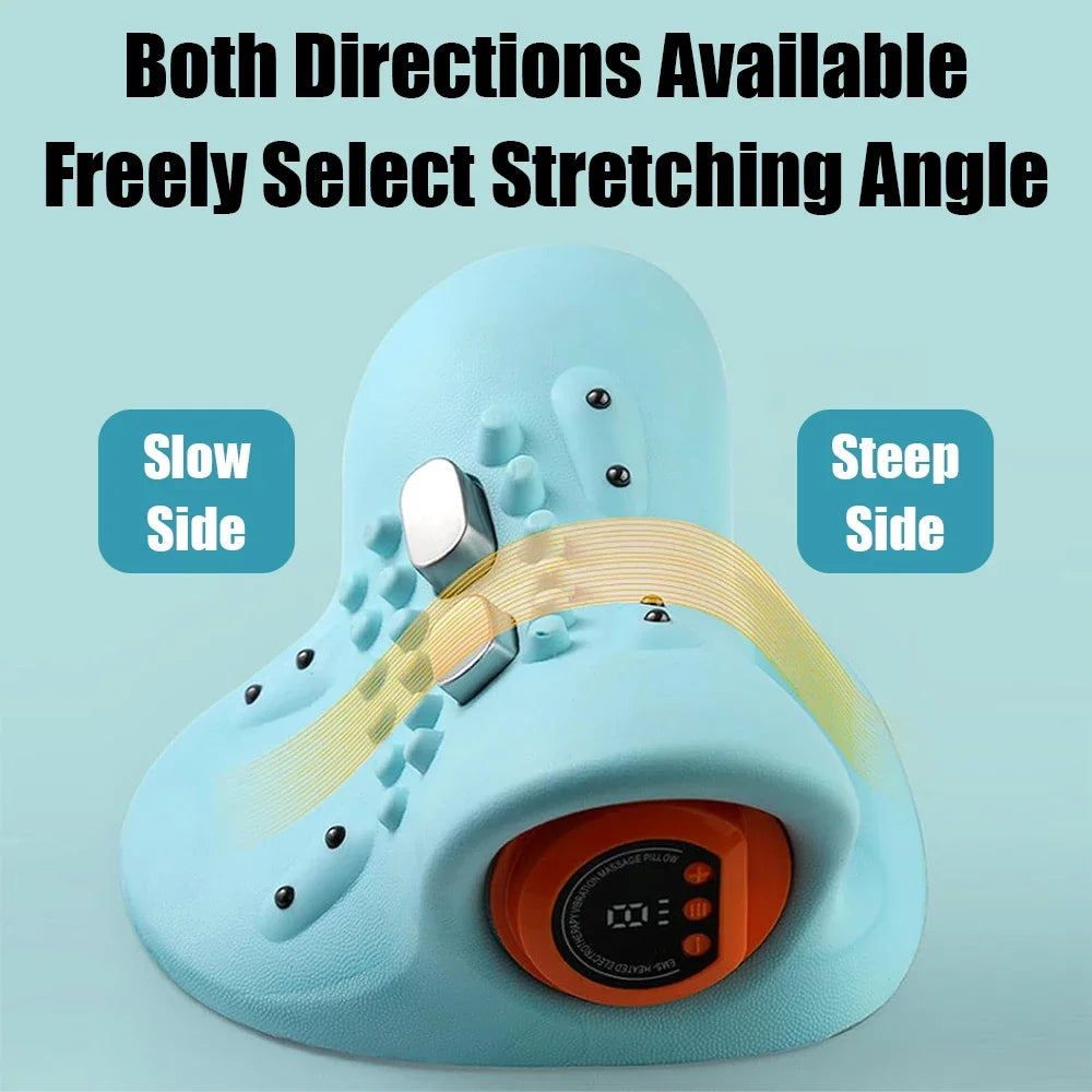Electric Neck Cervical Traction Massager Vibration Relax Tool