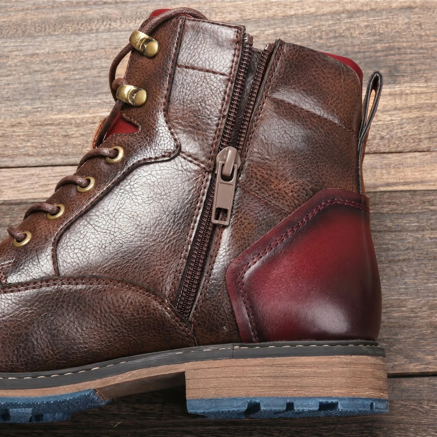 ‌Men's Vintage Outdoor Ankle Comfortable Leather Boots