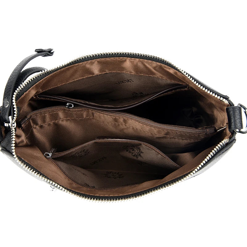 Women's Soft Leather Messenger Shoulder Bag