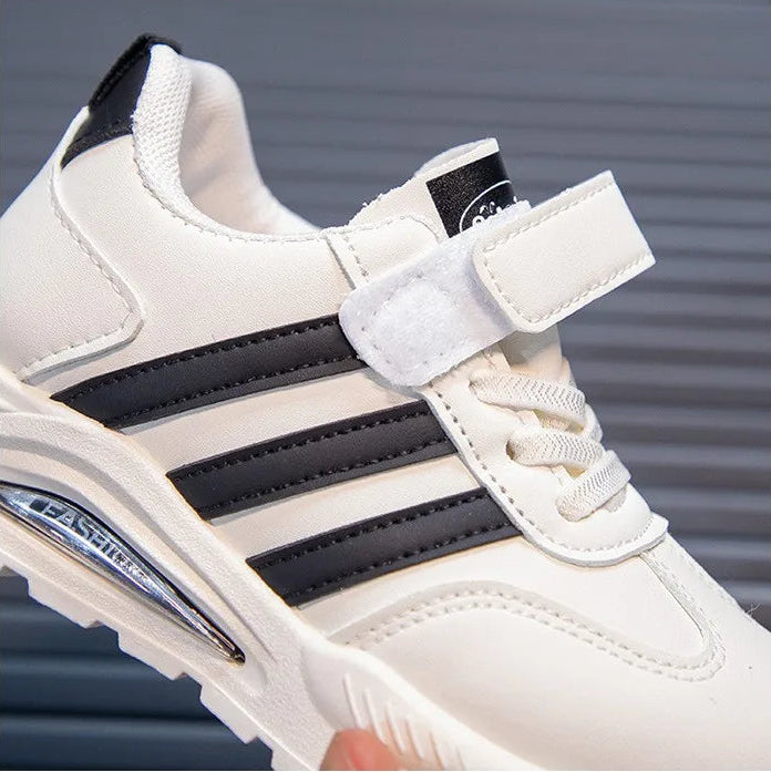 Boys Patchwork Stripes Sneakers