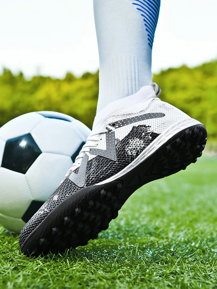 Men's Professional TF Durable Non-Slip Football Soccer Cleats